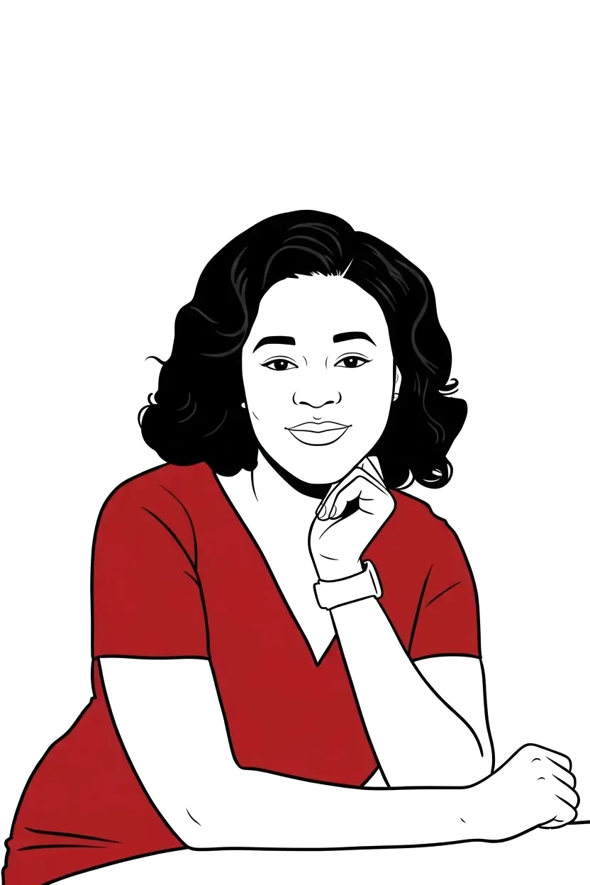 Illustration of Grace Akua Nuamah