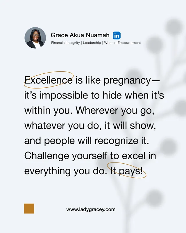 Quote by Grace Akua Nuamah