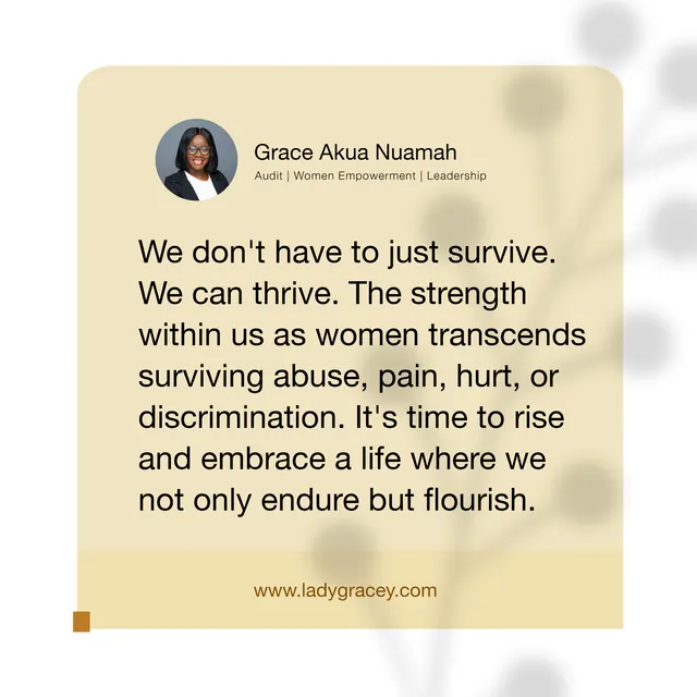 Quote by Grace Akua Nuamah