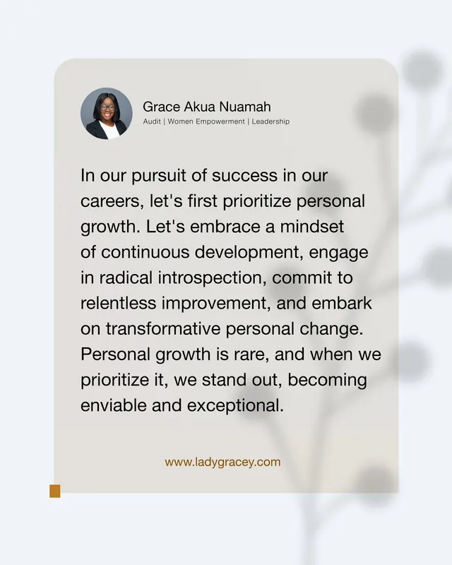 Quote by Grace Akua Nuamah