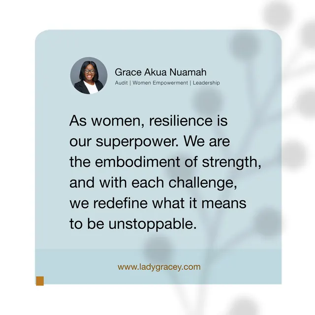 Quote by Grace Akua Nuamah