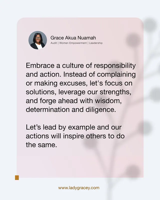 Quote by Grace Akua Nuamah
